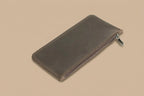 Genuine Leather Zipper Pencil Case