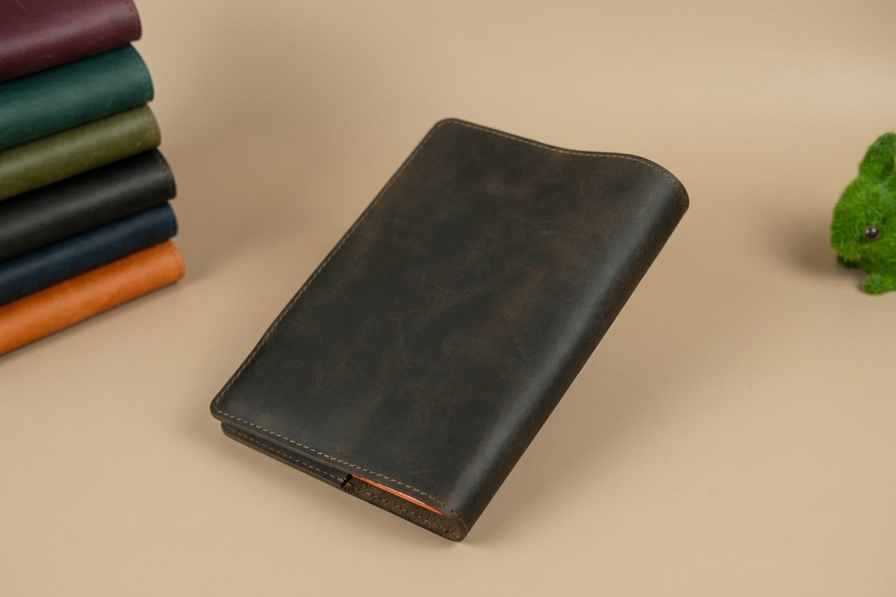 Notizbuchhülle A5 Design Nr. 2 aus echtem Leder