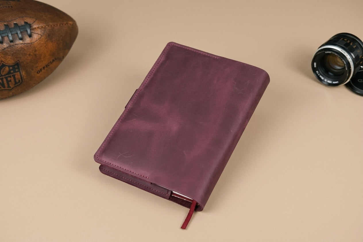 Notizbuchhülle A5 Design Nr. 5 aus echtem Leder