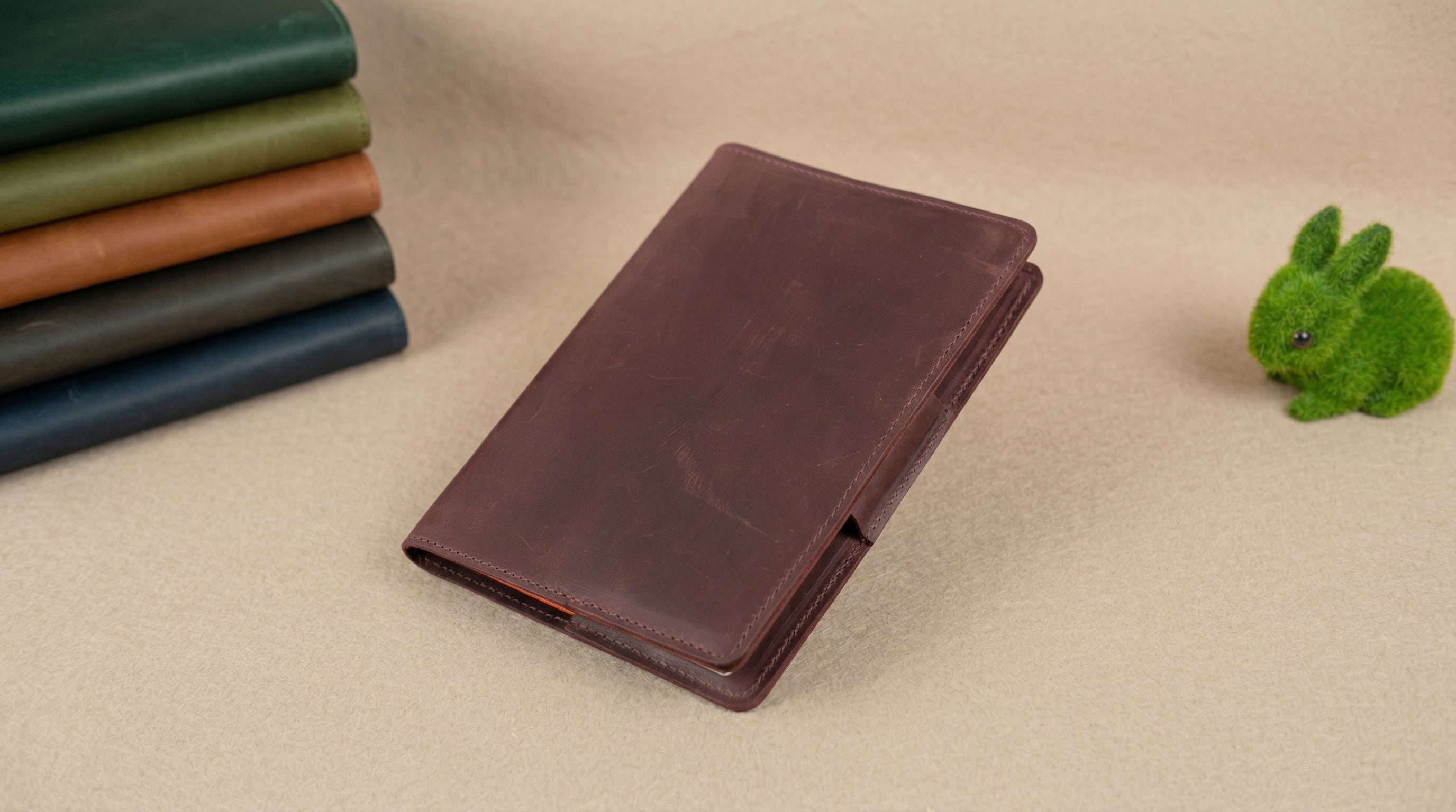 Leder A5-Notizbuchhülle zum Nachfüllen