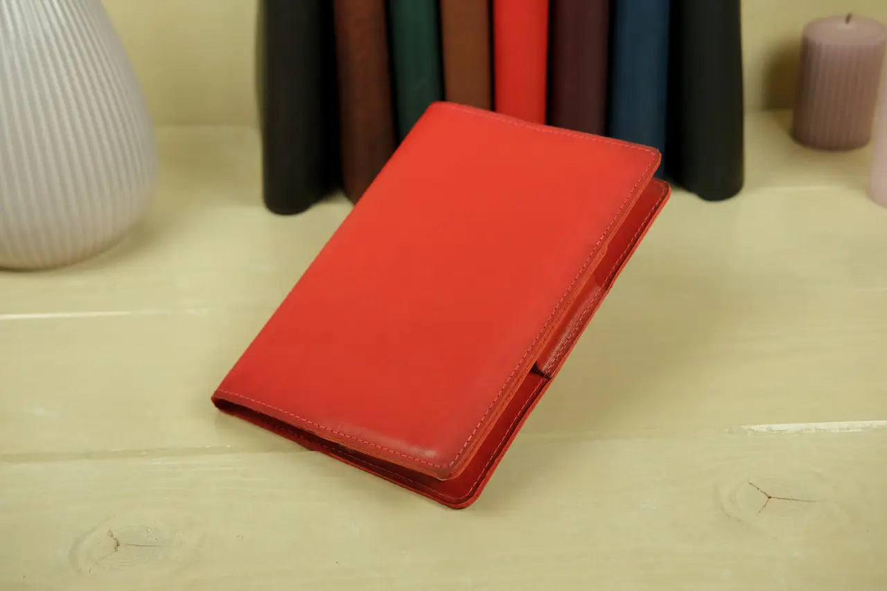 Leder A5-Notizbuchhülle zum Nachfüllen