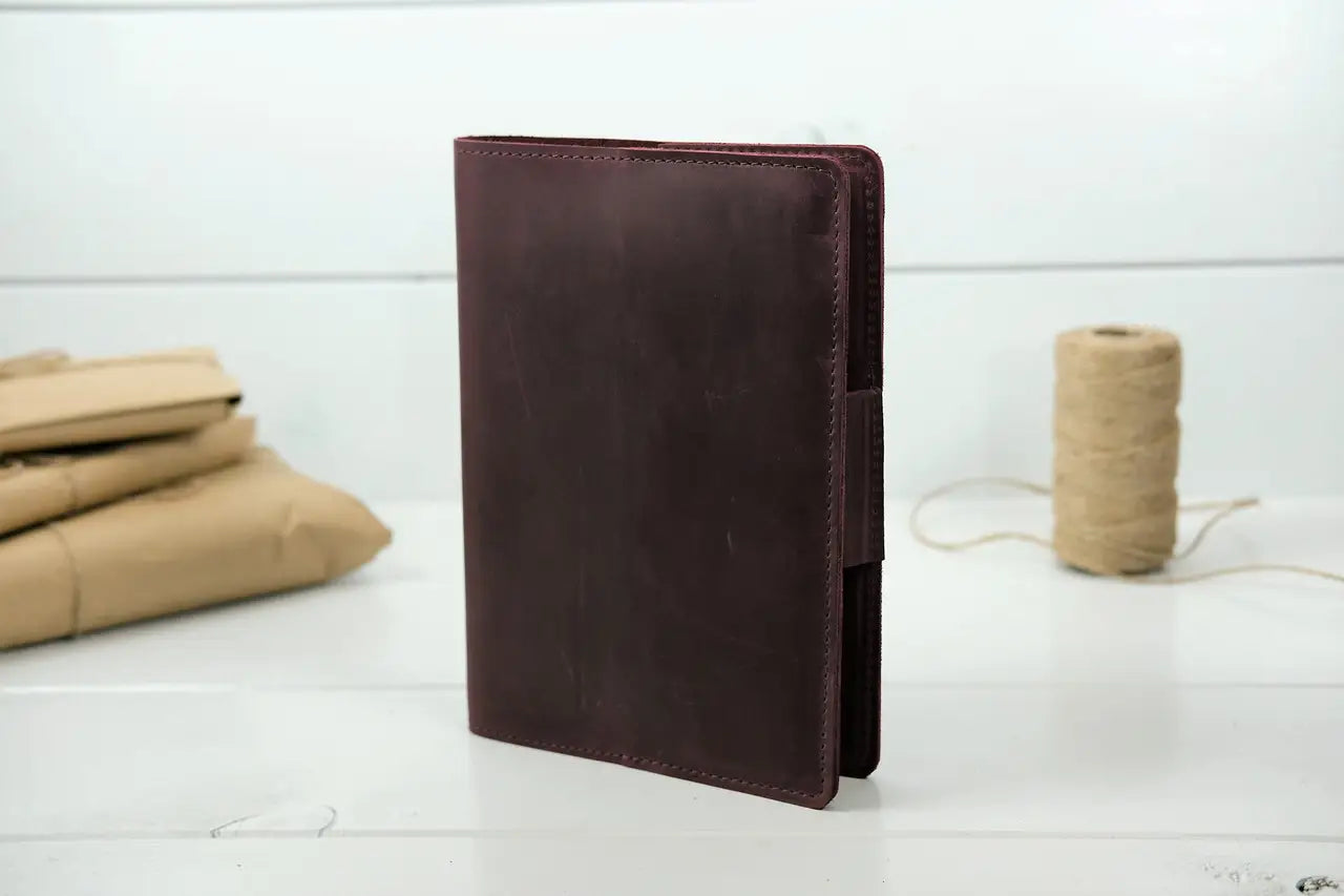 Leder A5-Notizbuchhülle zum Nachfüllen