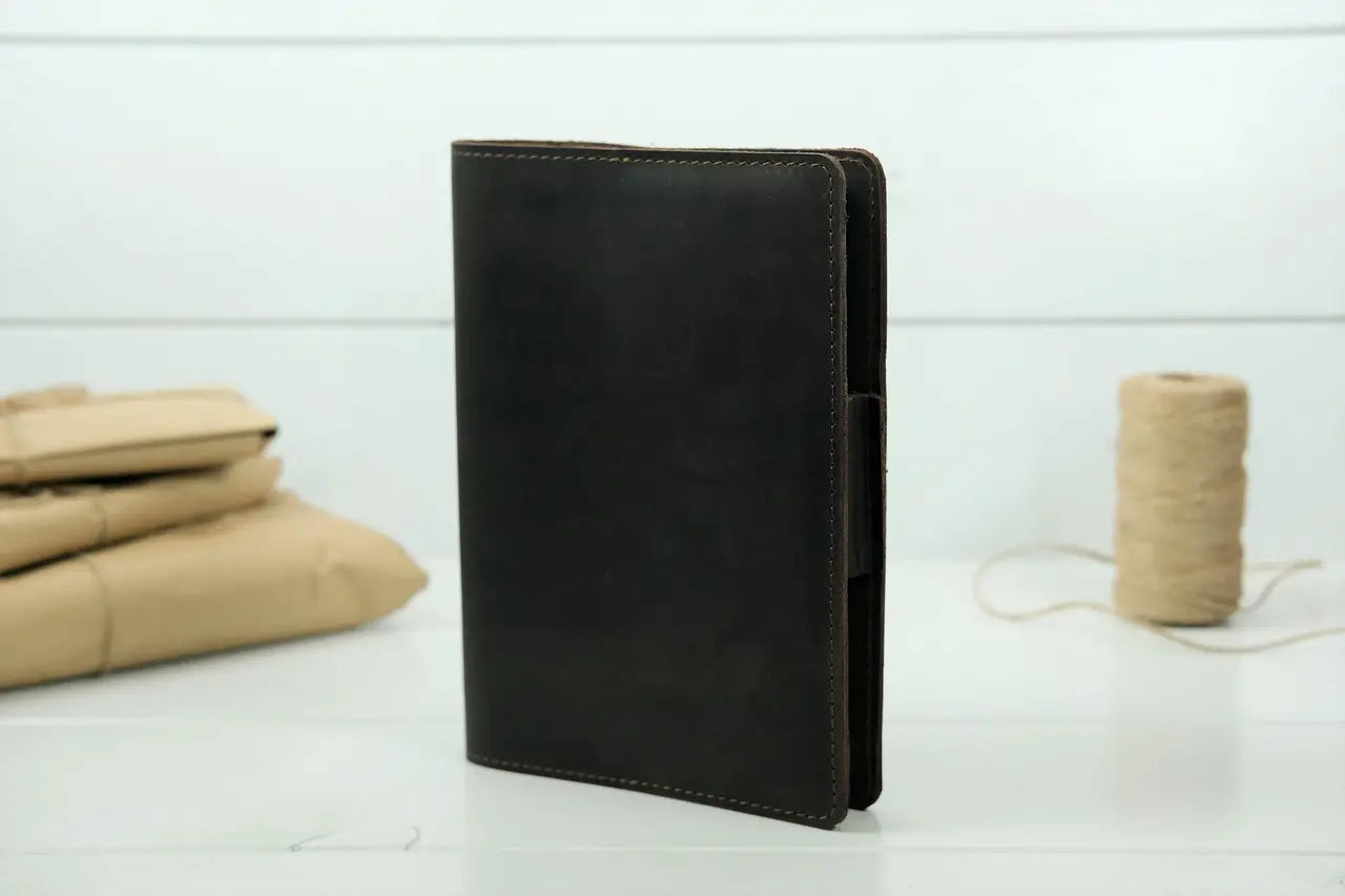 Leder A5-Notizbuchhülle zum Nachfüllen