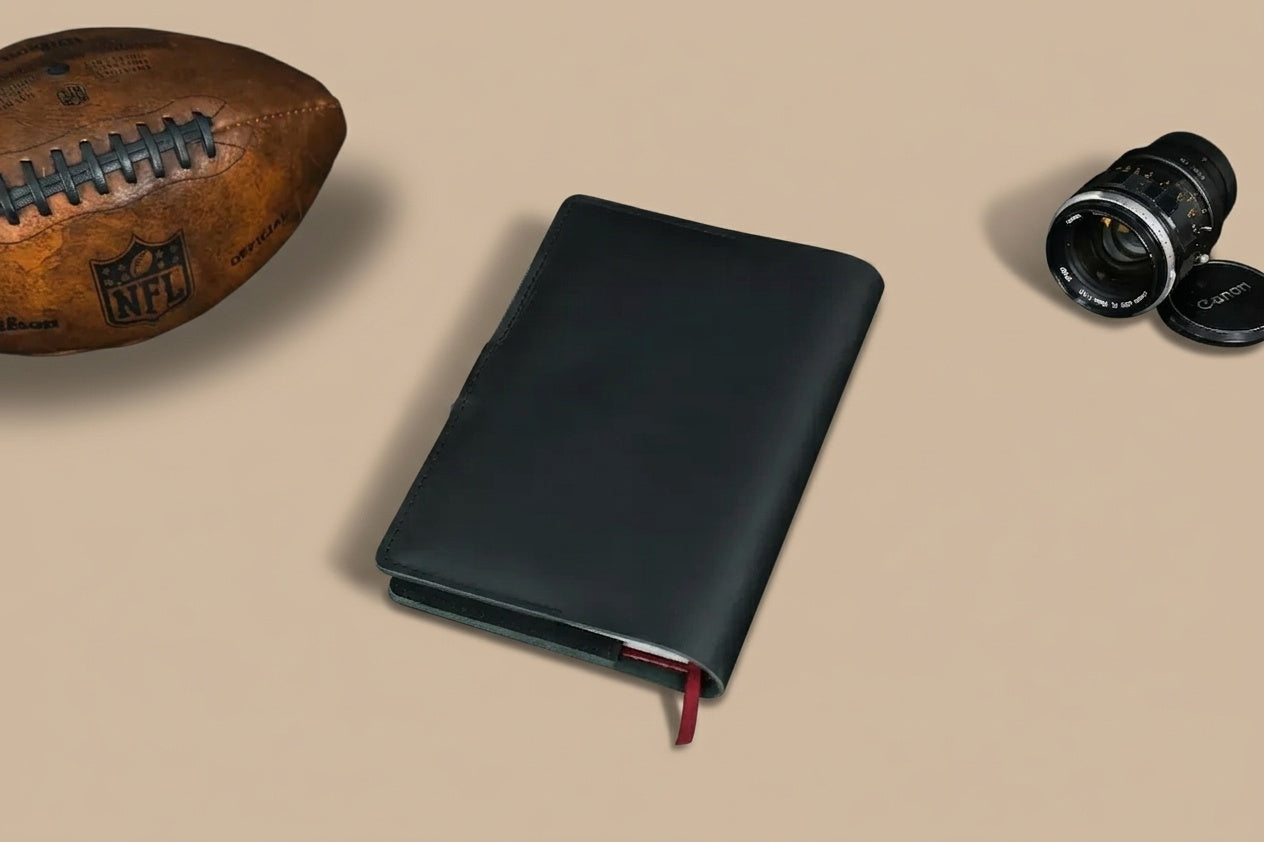 Notizbuchhülle A5 Design Nr. 5 aus echtem Leder