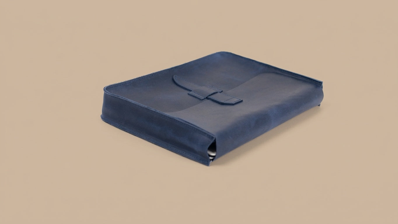 Leather document folder