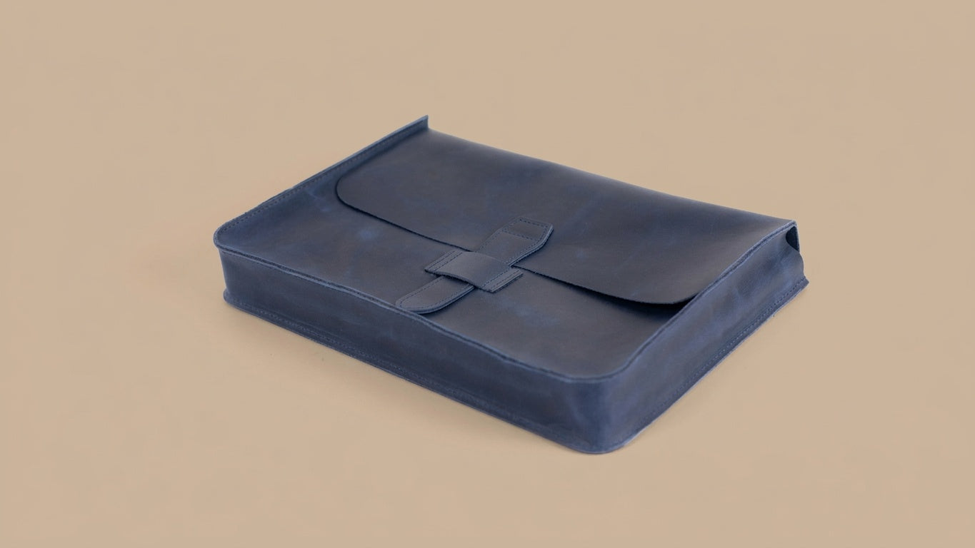 Leather document folder