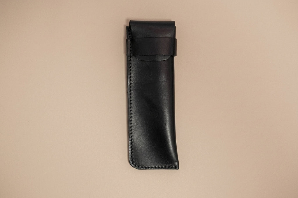 Pen case with flap - 2 pens