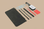 Genuine Leather Zipper Pencil Case