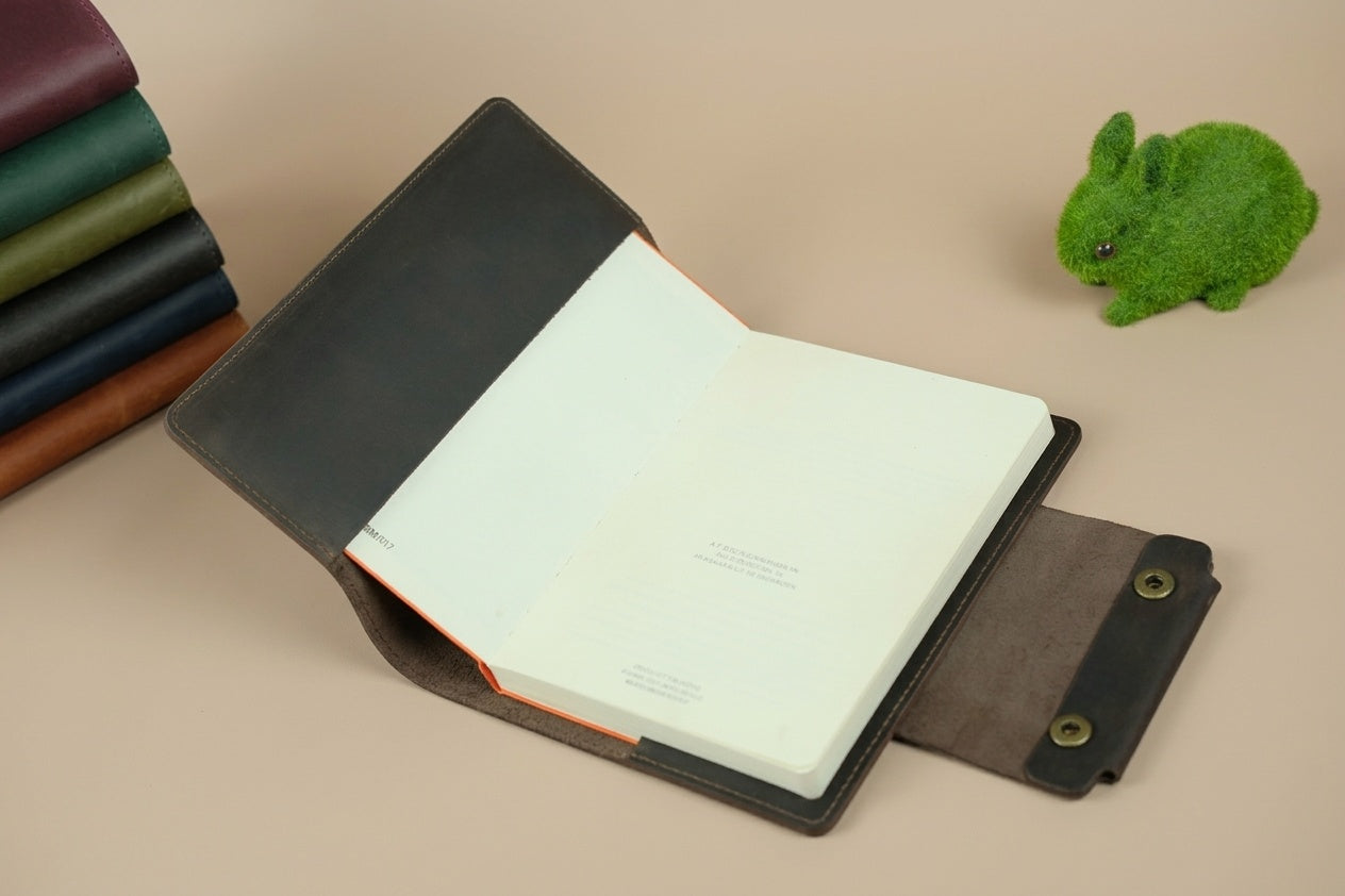 Notizbuchhülle A5 Design Nr. 2 aus echtem Leder