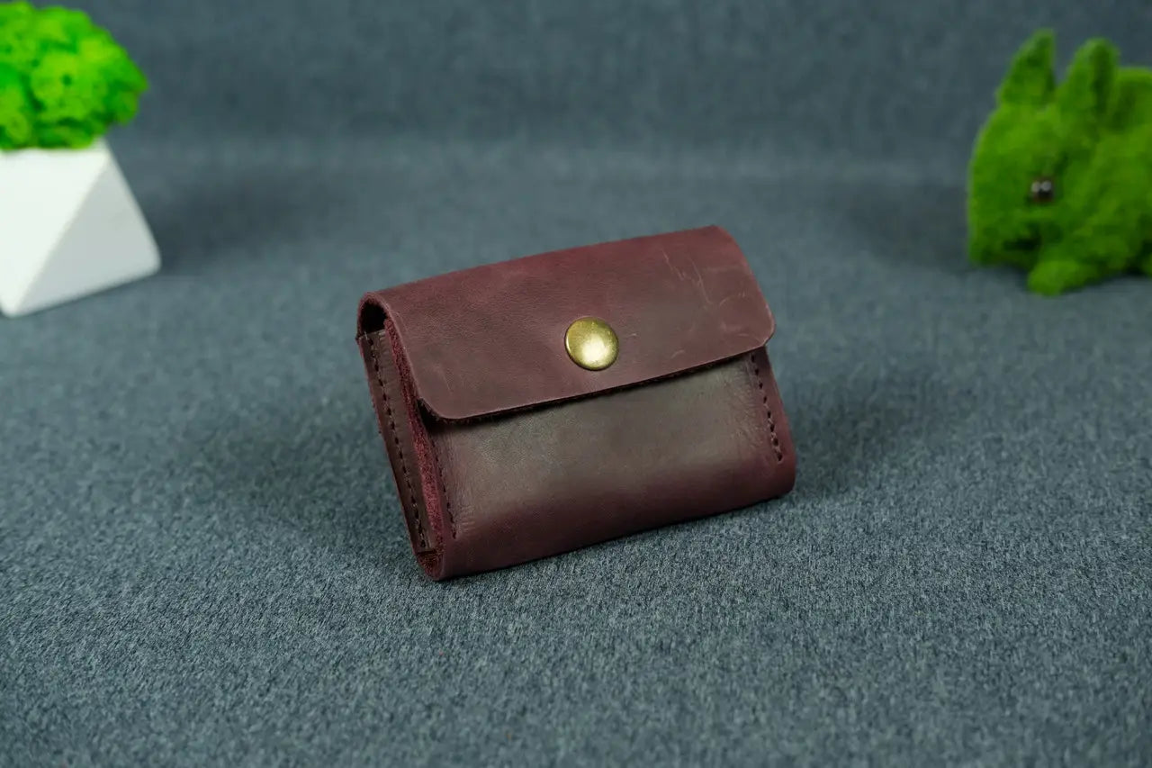 Leather business card holder