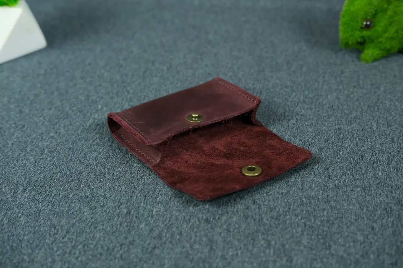 Leather business card holder