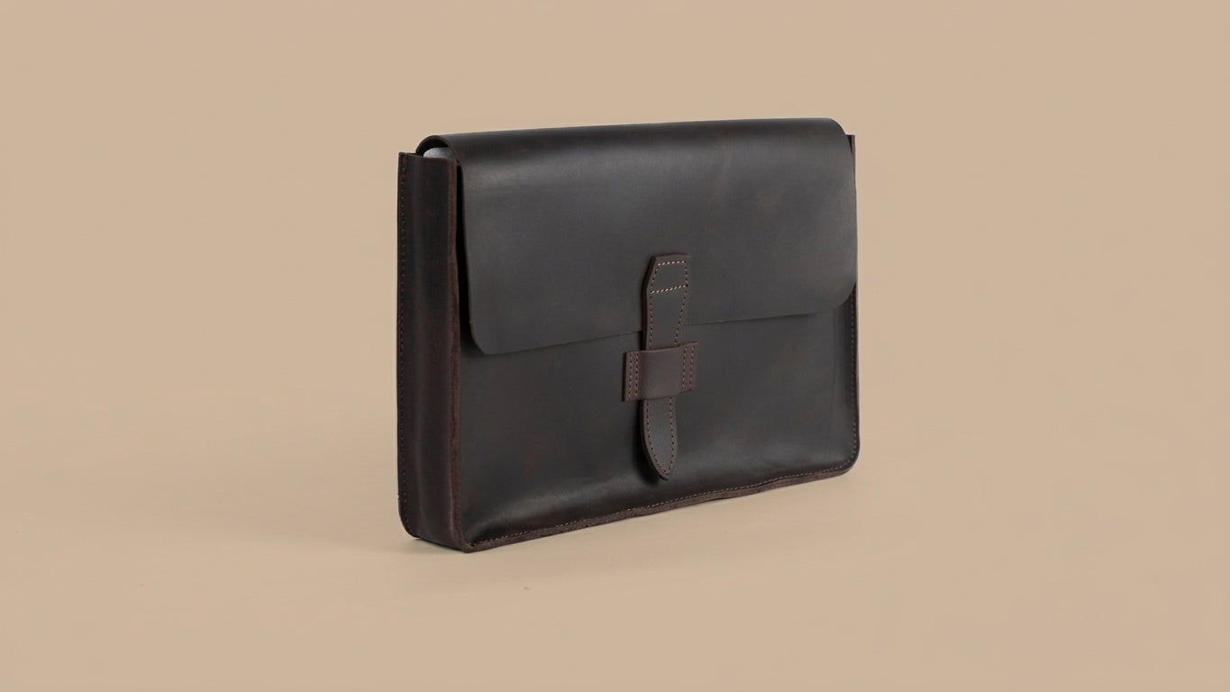 Leather document folder