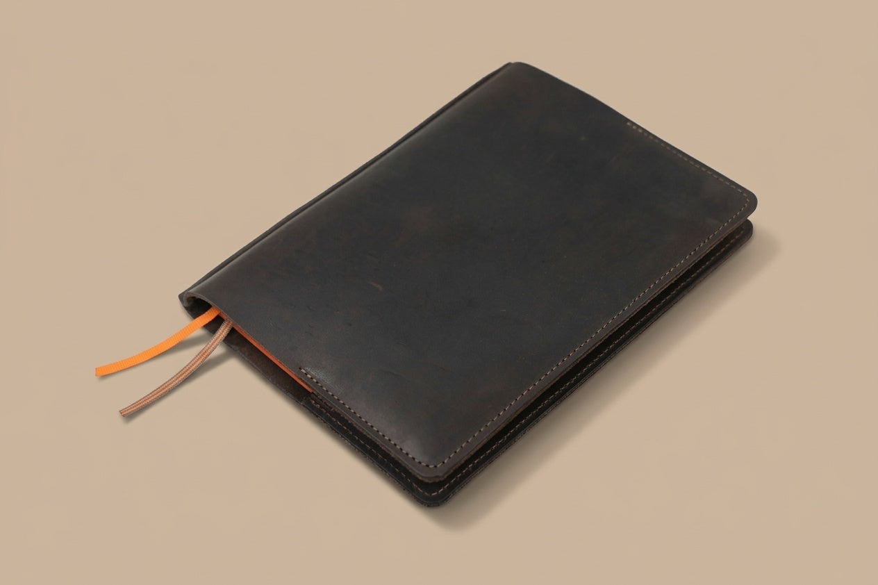 Notizbuchhülle A5 Design Nr. 9 aus echtem Leder