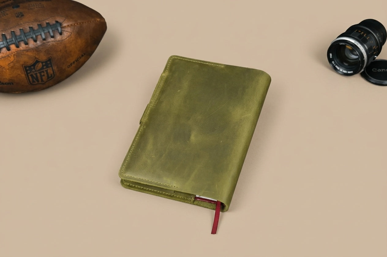 Notizbuchhülle A5 Design Nr. 5 aus echtem Leder