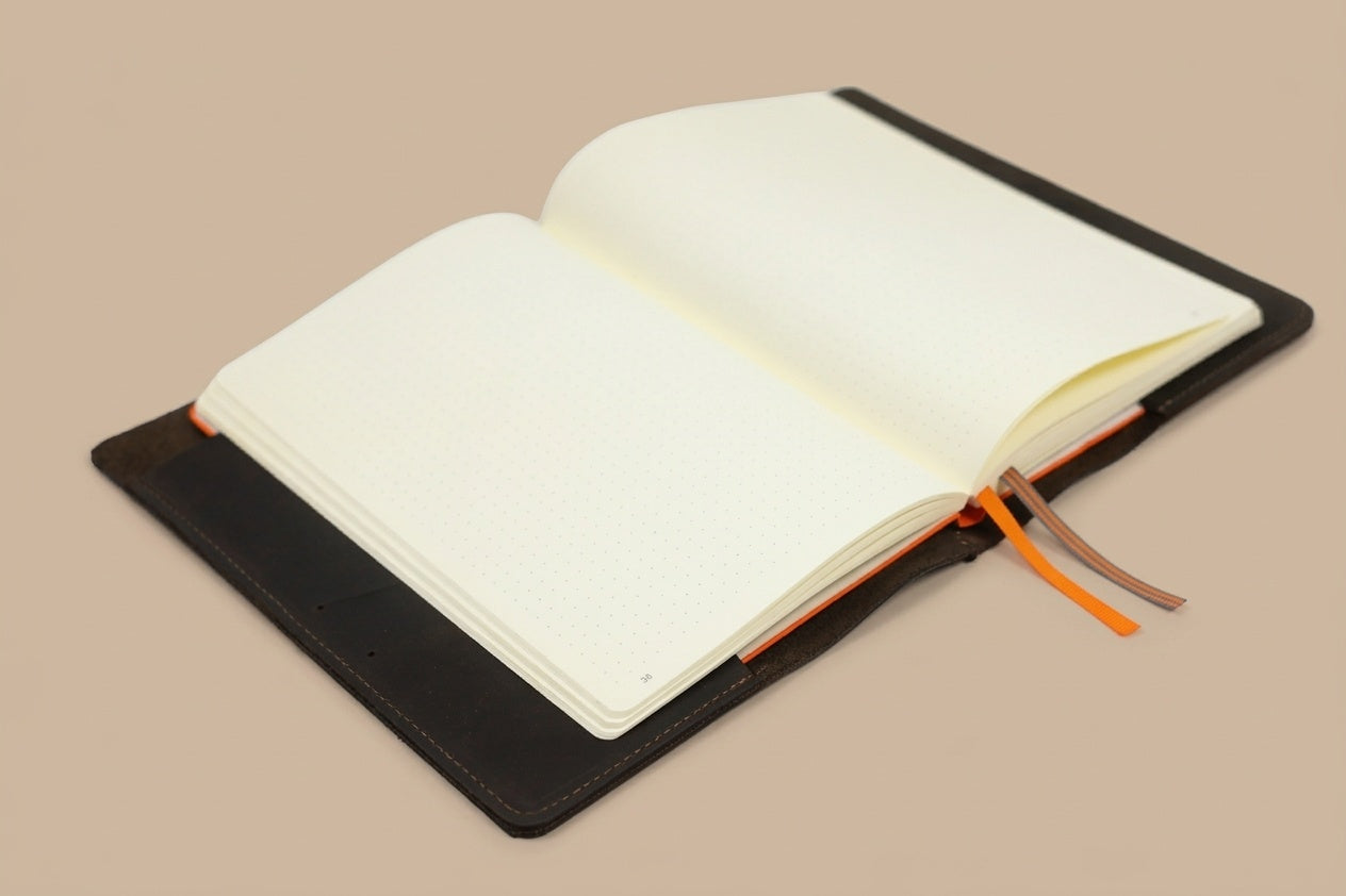 Notizbuchhülle A5 Design Nr. 9 aus echtem Leder