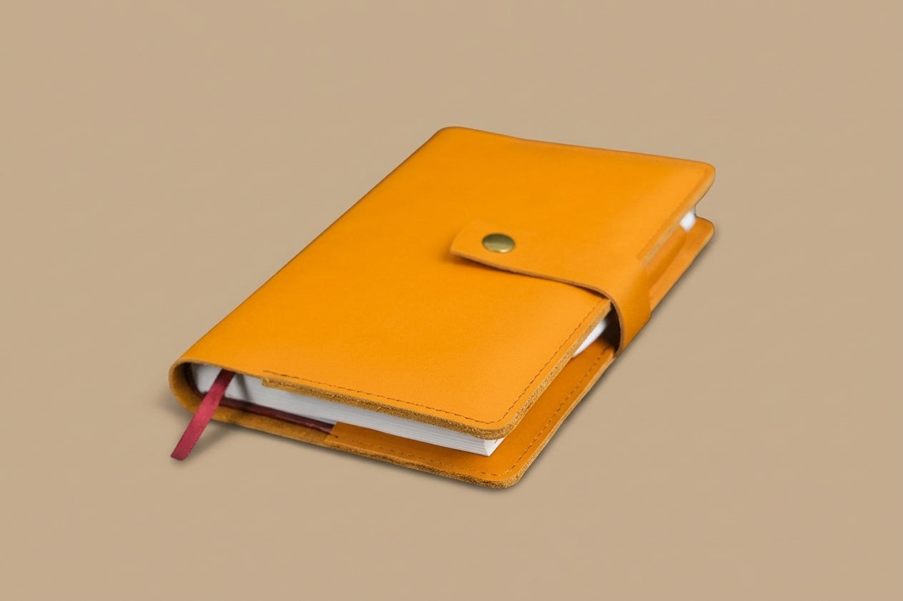 Notizbuchhülle A5 Design Nr. 5 aus echtem Leder