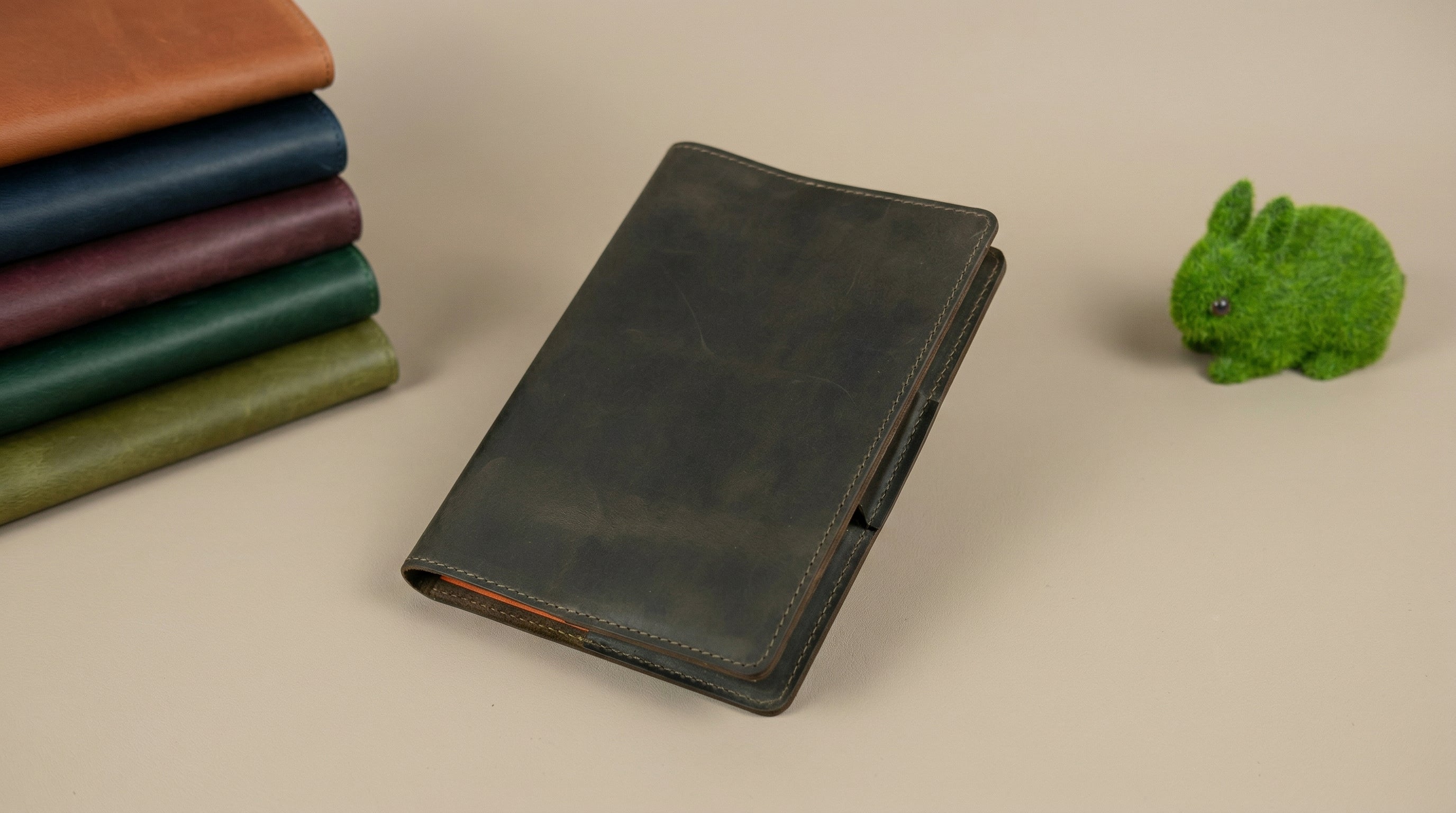 Leder A5-Notizbuchhülle zum Nachfüllen